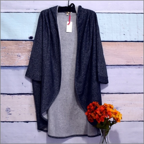 ❣️ALL FOR COLOR Hooded Kimono #f8o01p08a24r422 - Picture 3 of 8